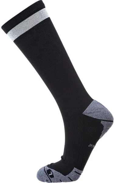 Endurance Torent Reflective Mid Length - Löparstrumpor - Svarta - Storlek 39/42